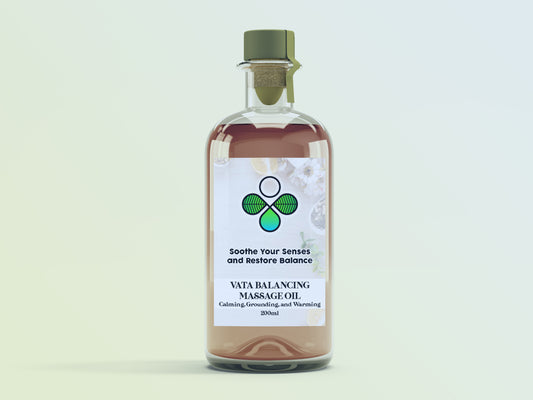Vata Balancing Massage Oil: Calming, Grounding, and Warming