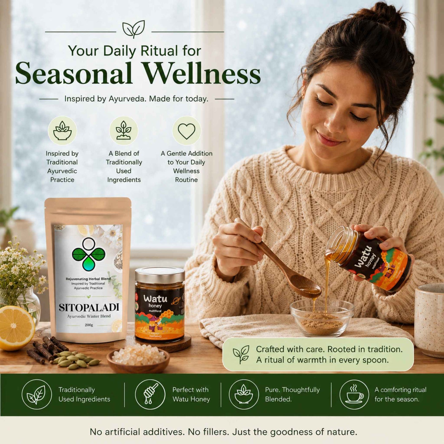 Sitopaladi Churna & Honey Bundle