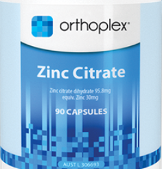 Prescription Only - Zinc Citrate 90 Capsules