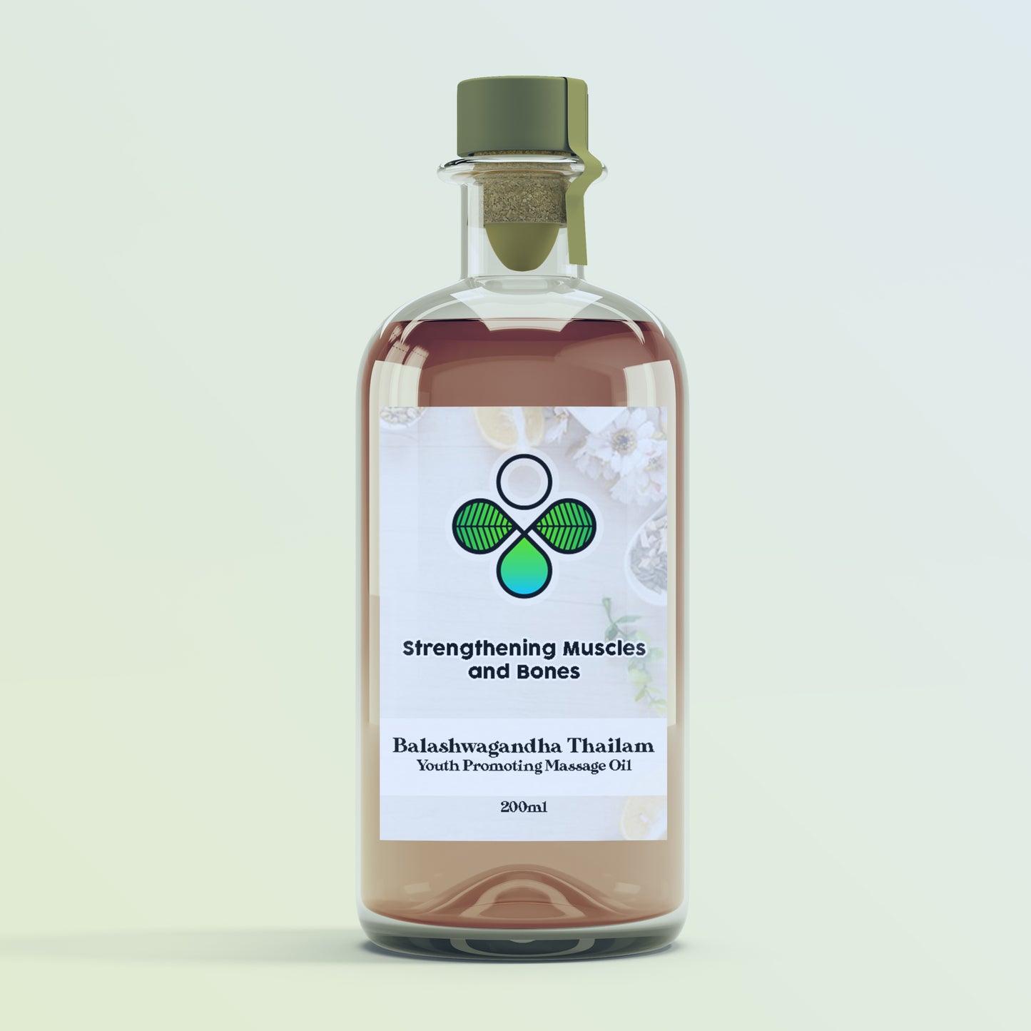 product photo of 200 ml of balashwagandha oil 