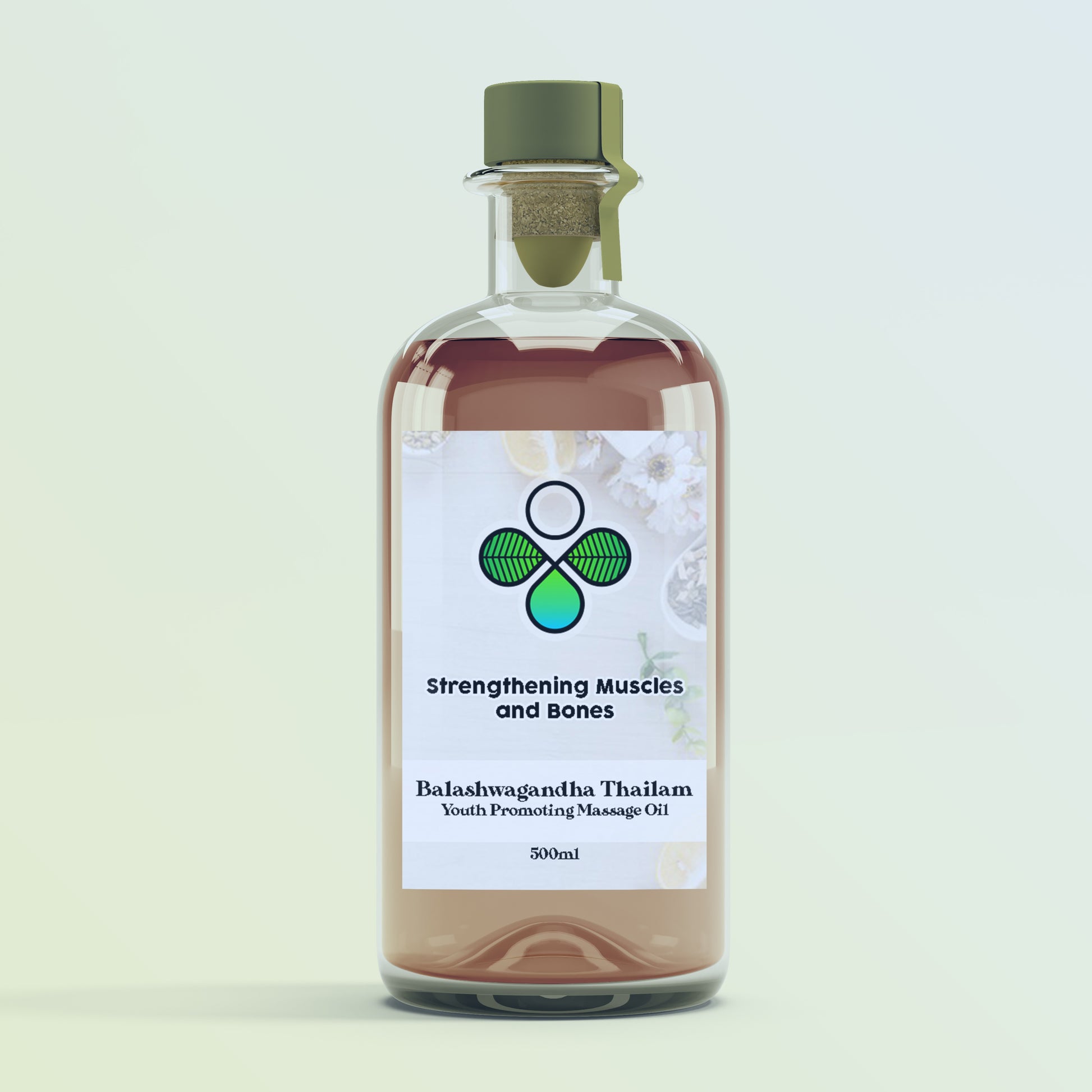 product photo of 500 ml of balashwagandha oil 