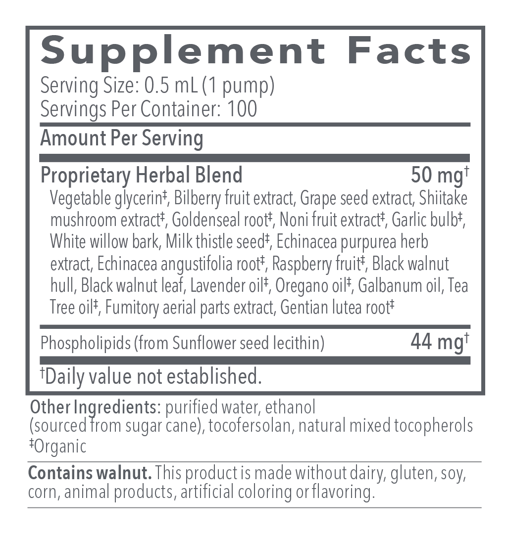 Prescription Only - Biocidin LSF 50ml Pump