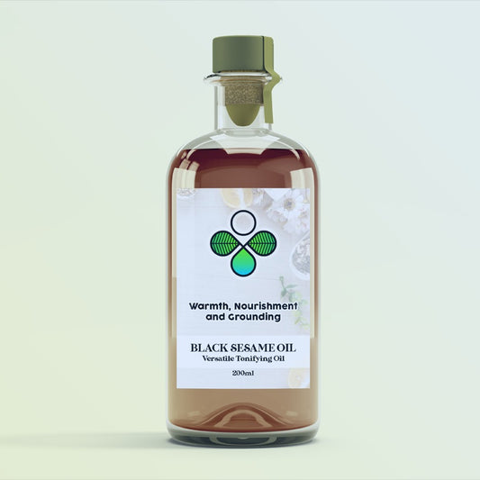 product photo of 200 ml of black sesame oil