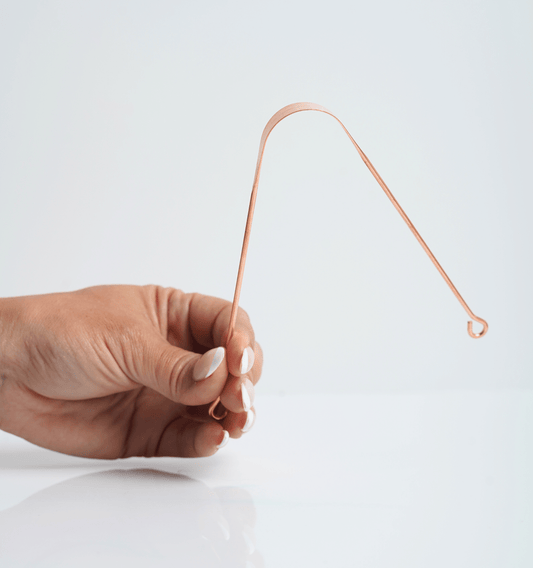 Pure Copper Tongue Scraper