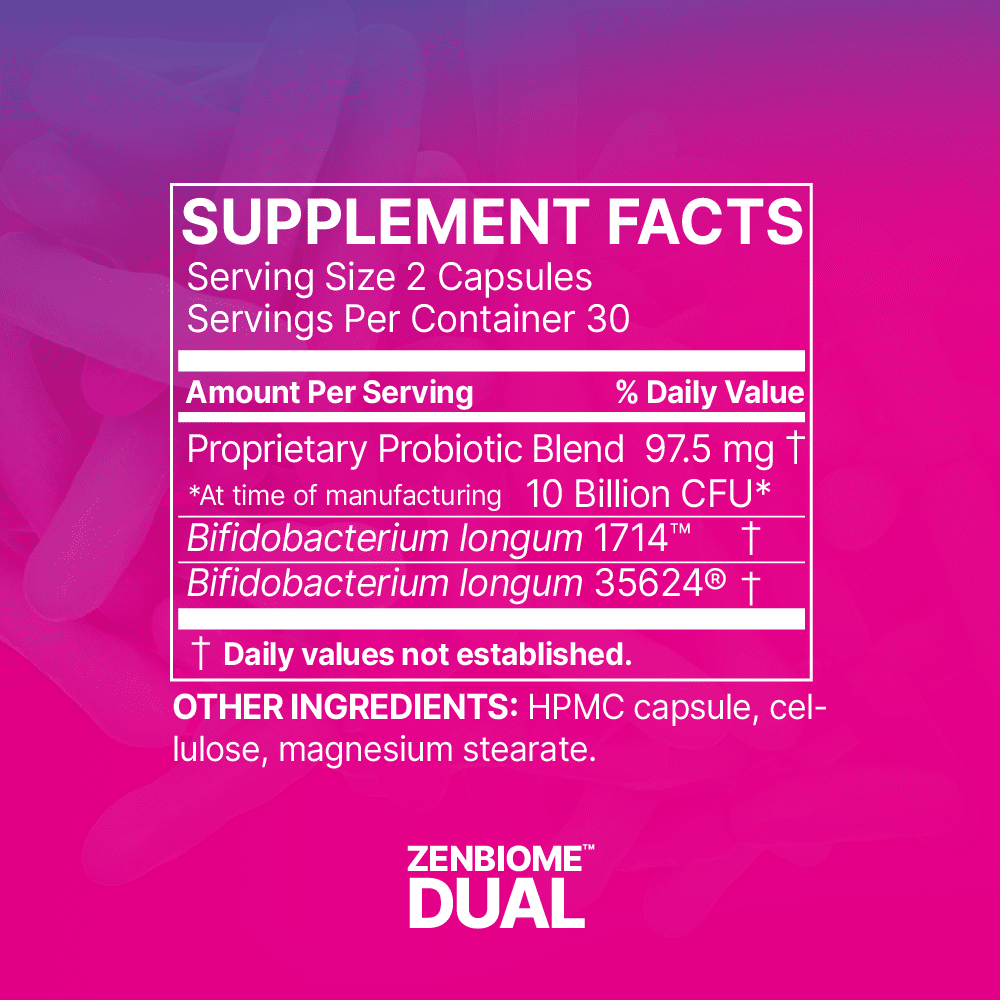 Zenbiome Dual 60 Capsules