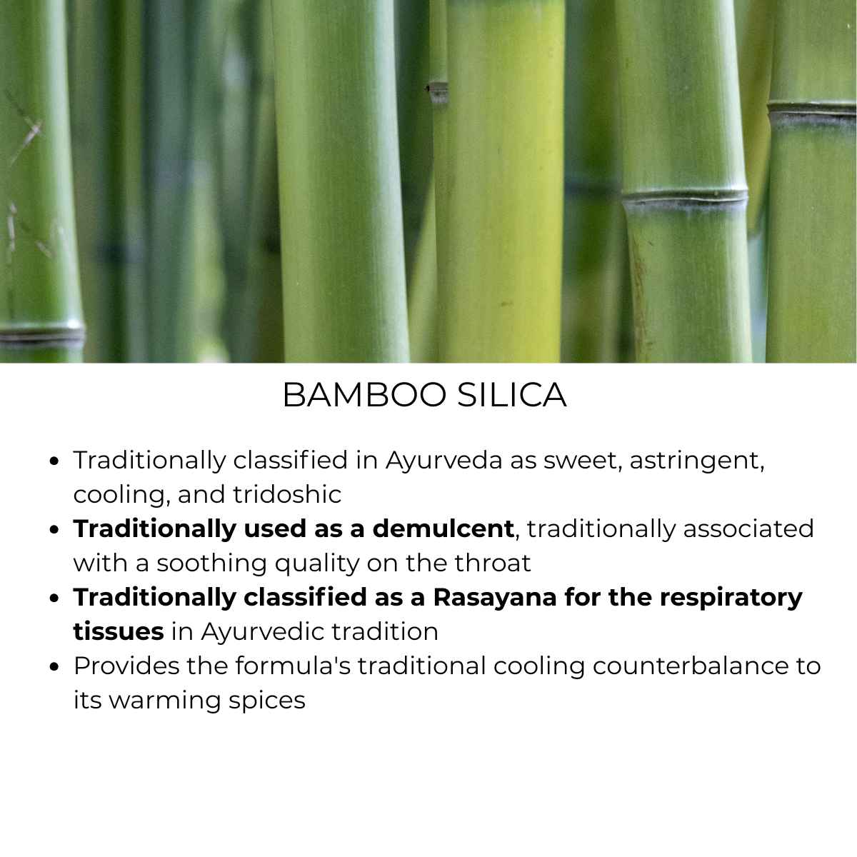 benefit of bamboo silica