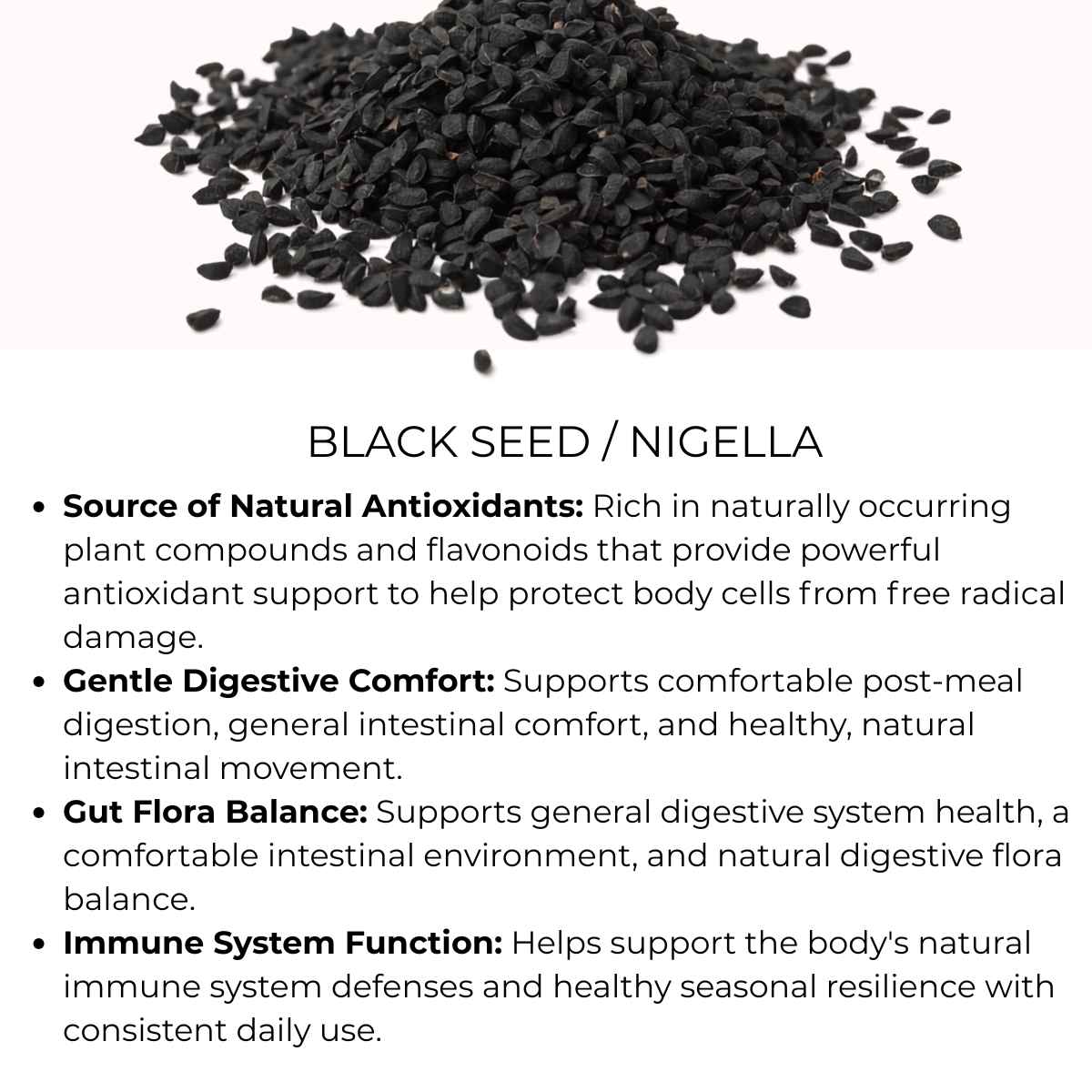 benefits of black seeds or nigella