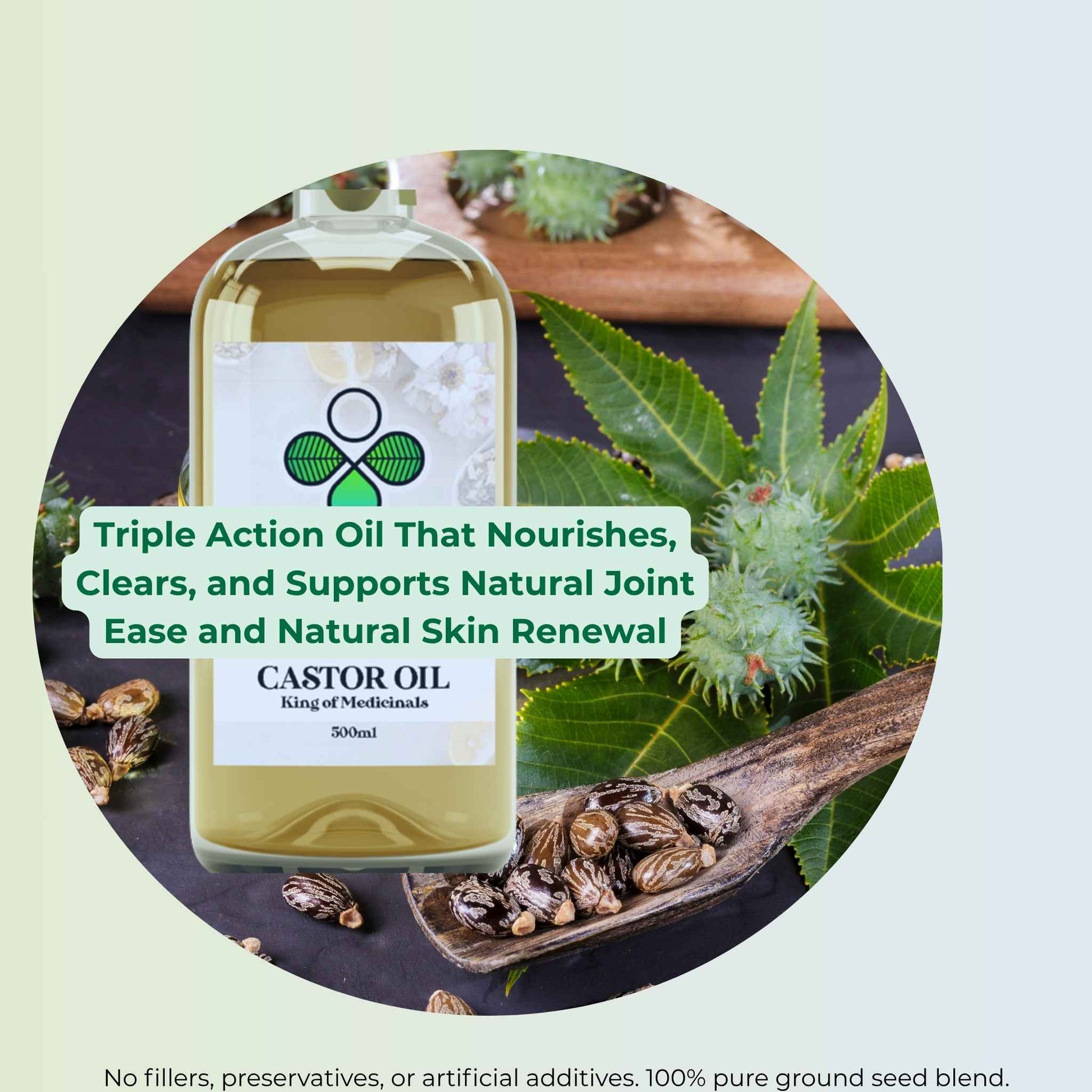 product photo of castor oil with benefits