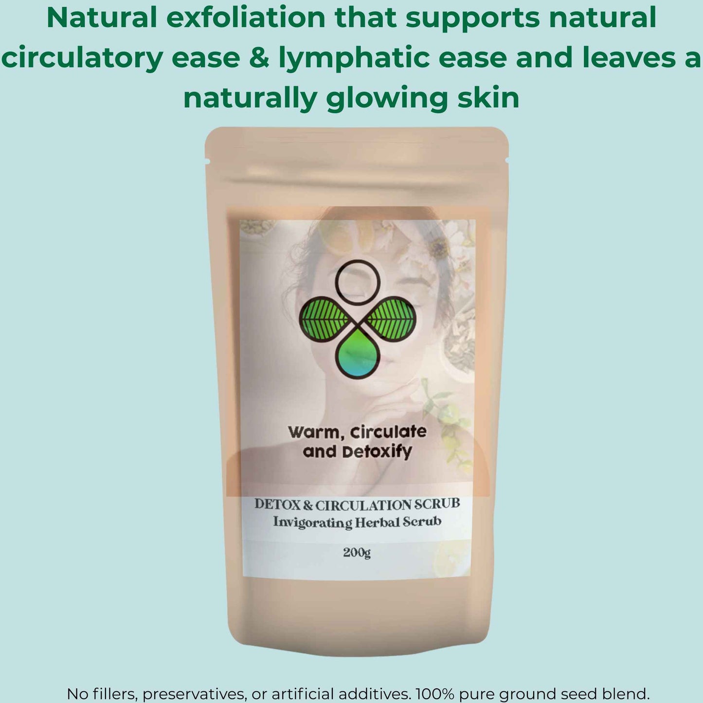 product photo of detox circulation scrub with benefits