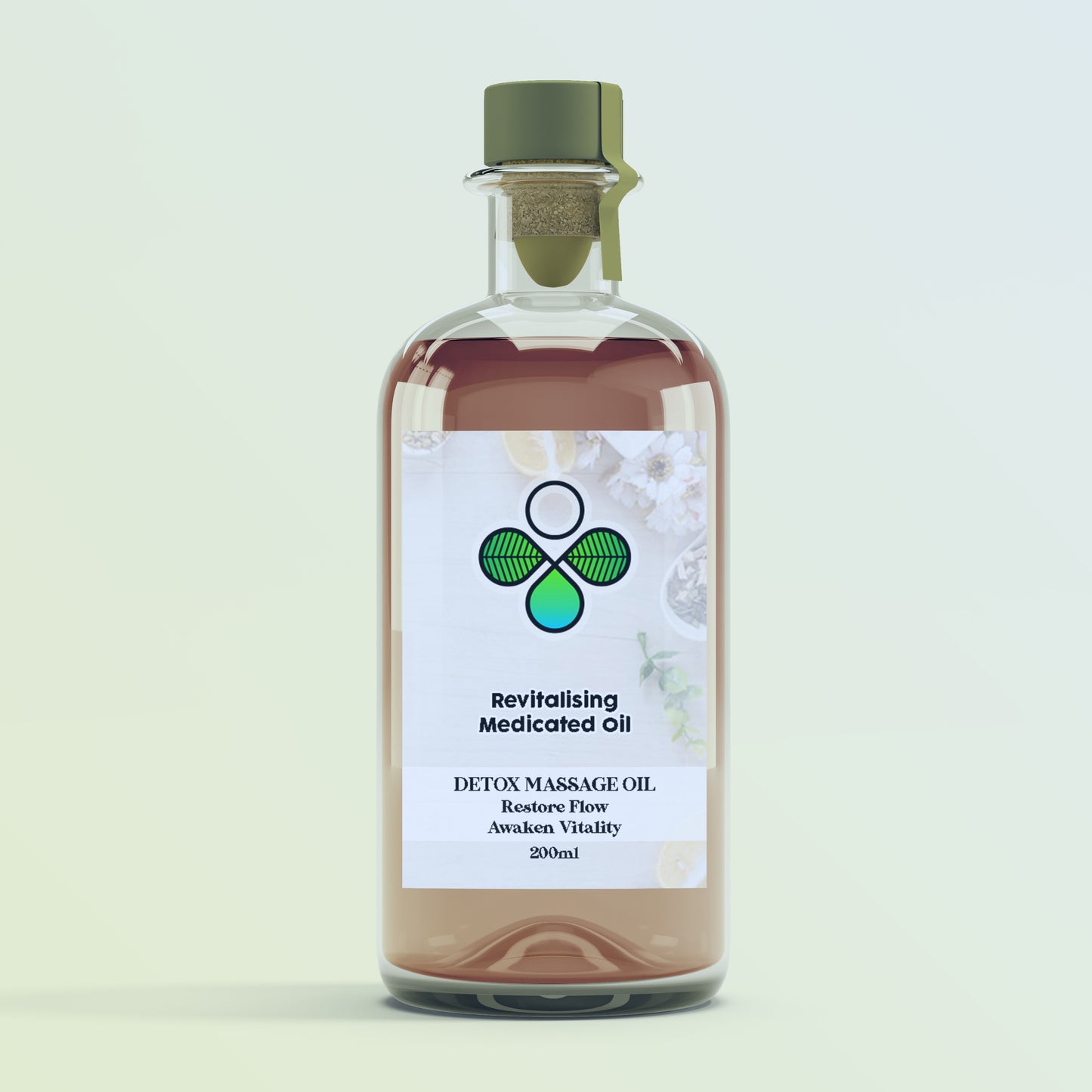 product photo of 200 ml of detox massage oil