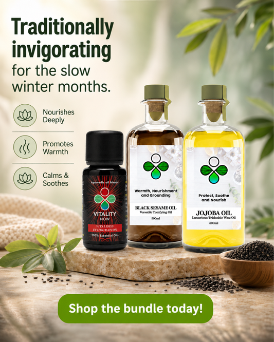 Kapha Winter Bundle – Ayurvedic Energising & Uplifting Ritual