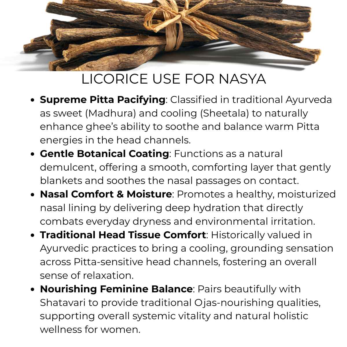 benefit of licorice for nasya