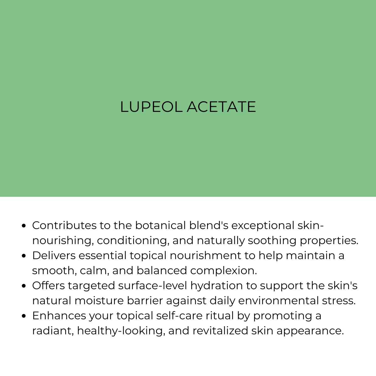 benefits of lupeol acetate in sariva