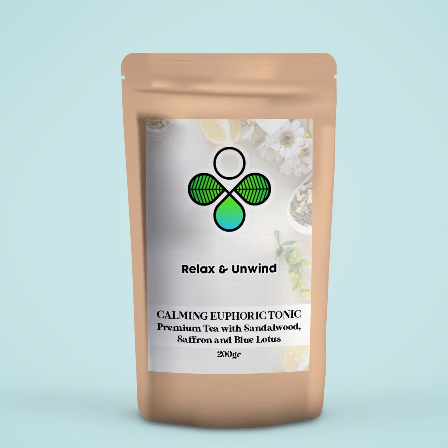product photo of 200 g of Calming herbal tea blend
