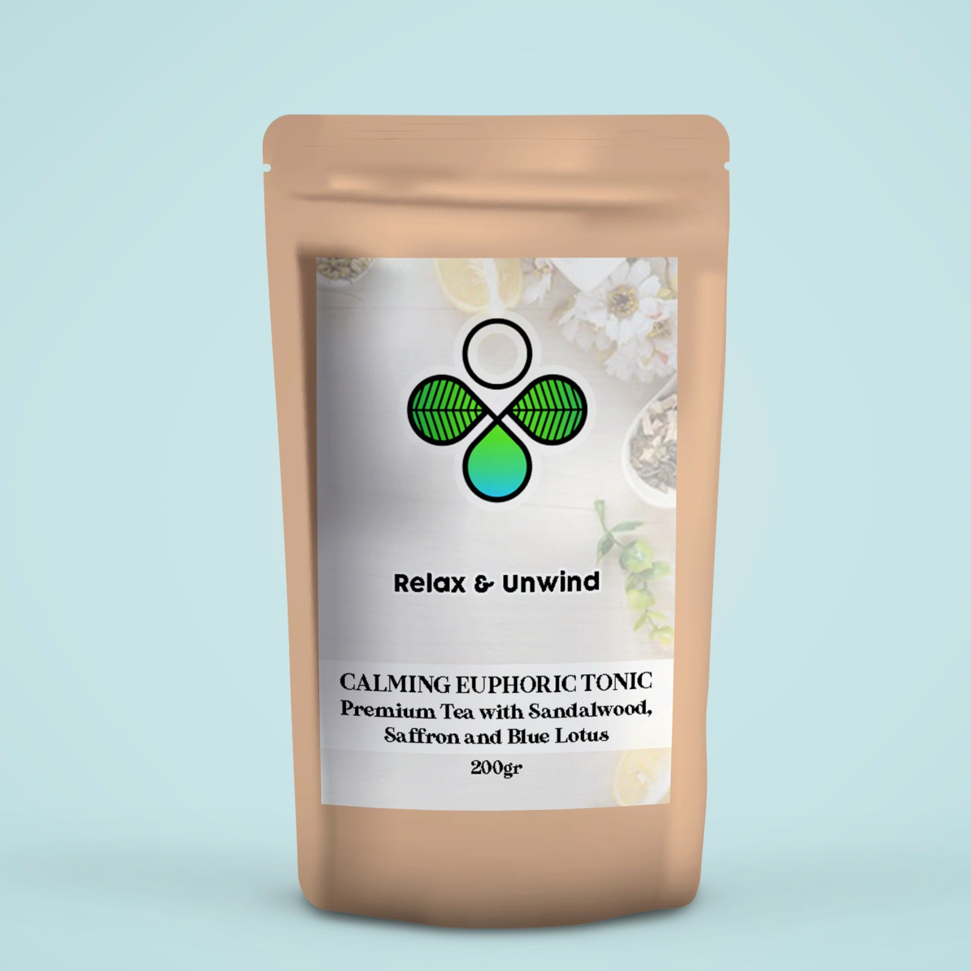product photo of 200 g of Calming herbal tea blend