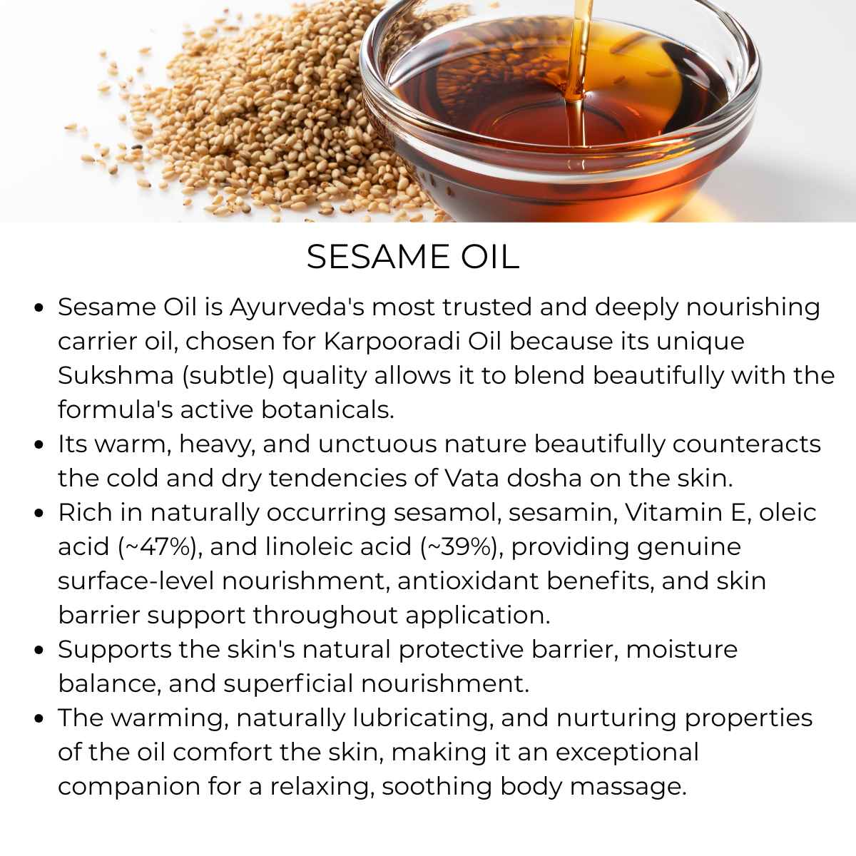 benefits of sesame oil