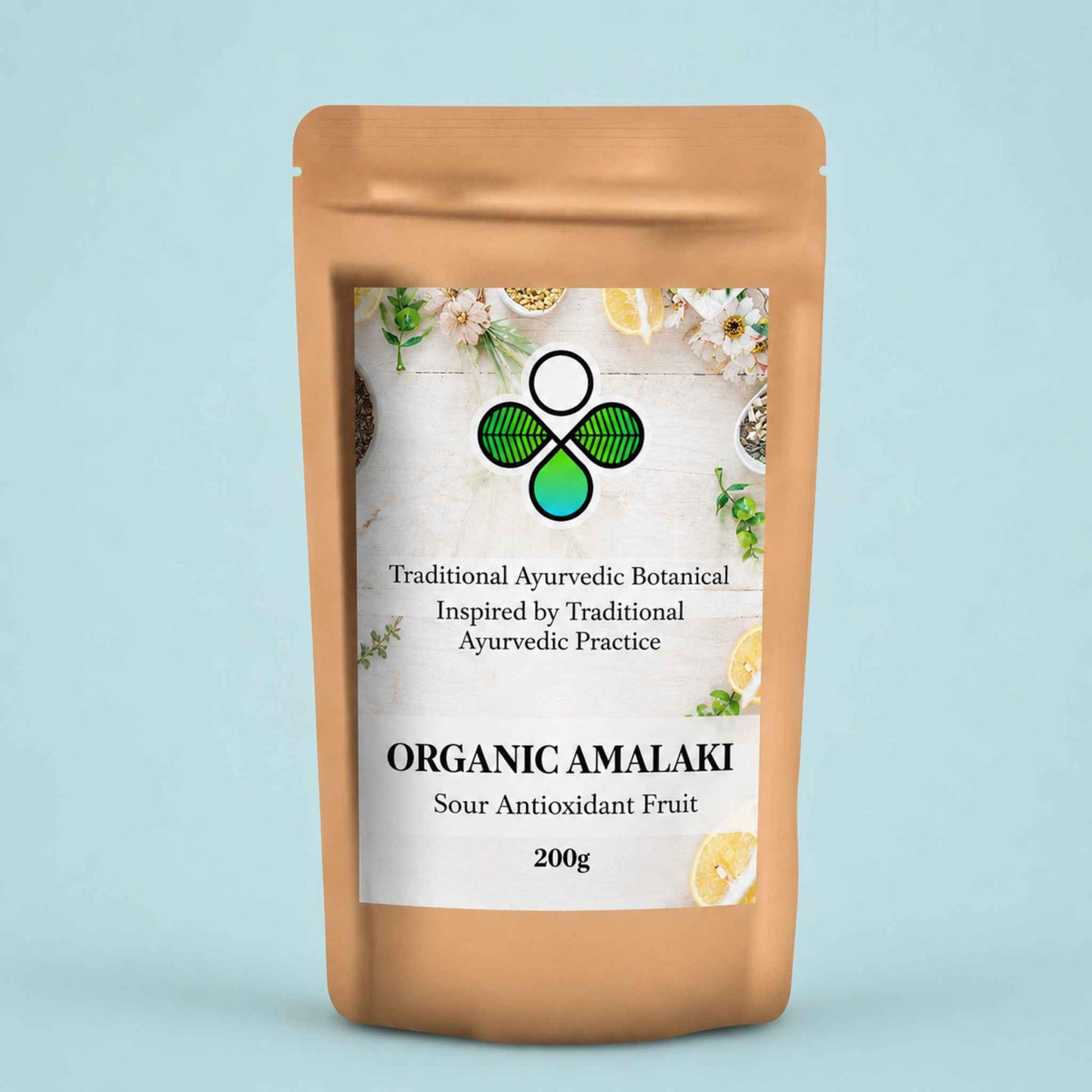 Organic Amla Powder (Amalaki) – Ayurvedic Vitamin C Antioxidant for Natural Vitality, Hair & Skin