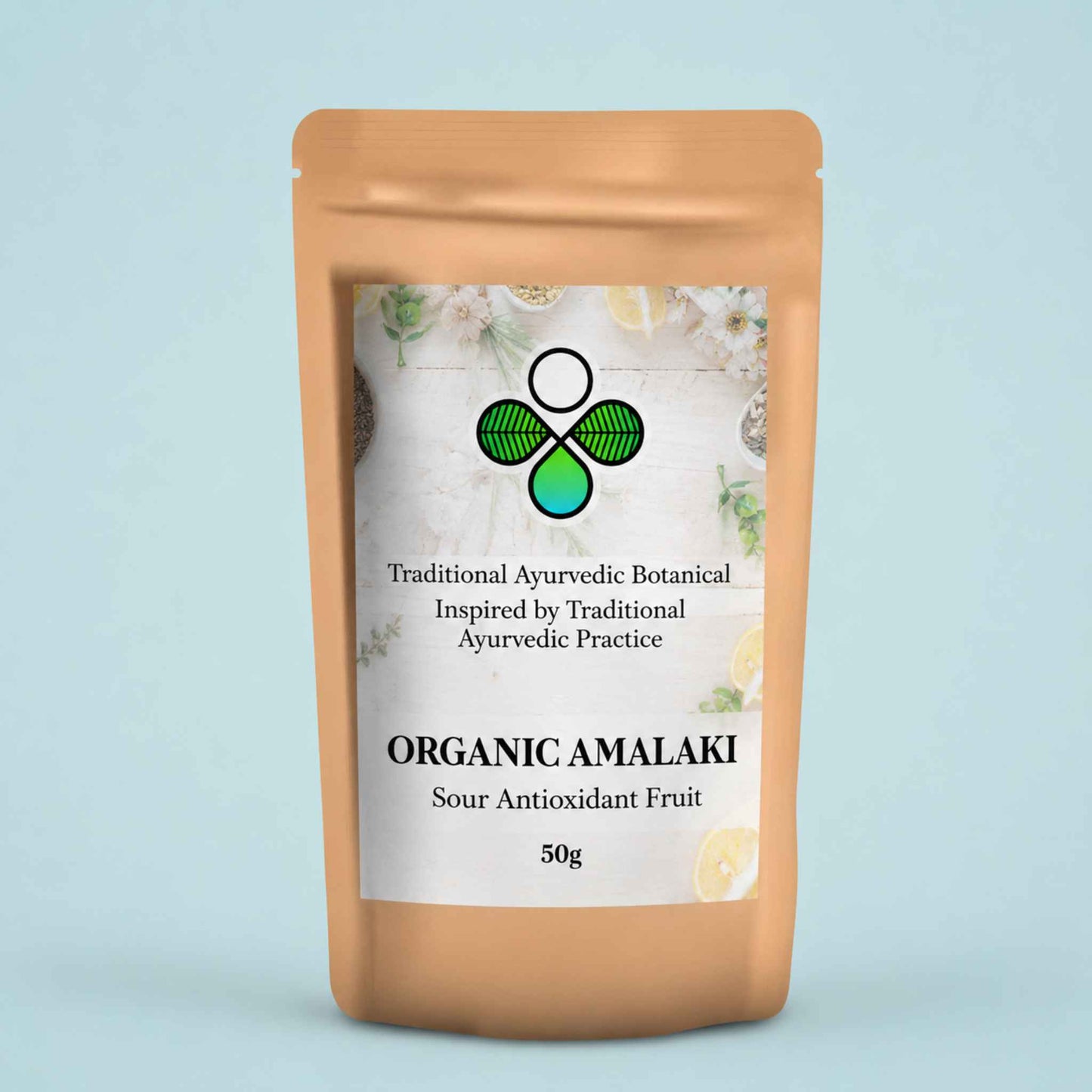Organic Amla Powder (Amalaki) – Ayurvedic Vitamin C Antioxidant for Natural Vitality, Hair & Skin