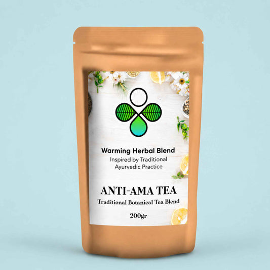 Anti-Ama Tea – Ayurvedic Detox Tea with Guduchi, Tulsi & Ginger for Gut Health & Natural Metabolism