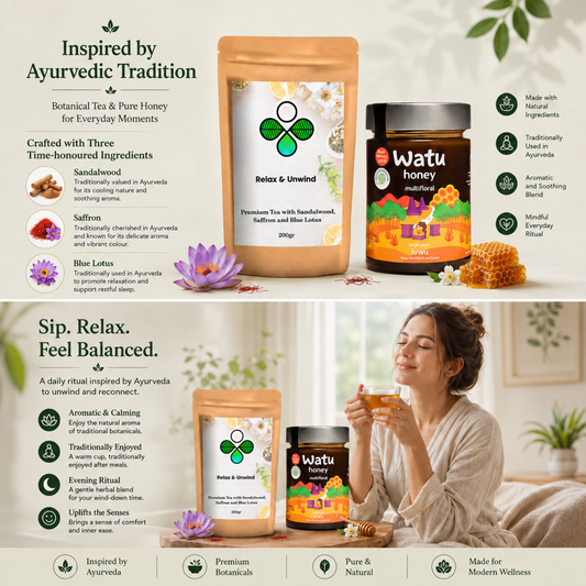 Calming Tea & Honey Ritual Bundle