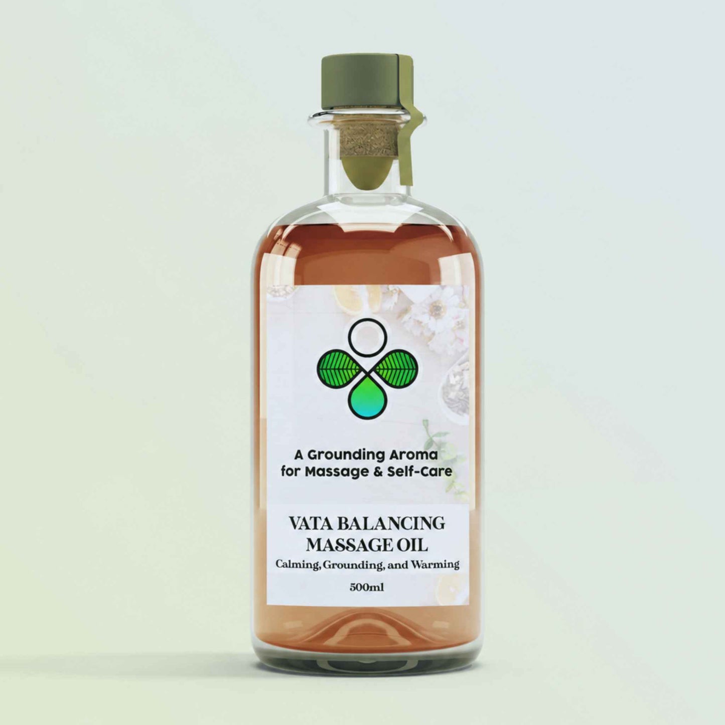 Vata Massage Oil – Ayurvedic Calming Body Oil for Inner Ease, Evening Wellness & Skin Nourishment