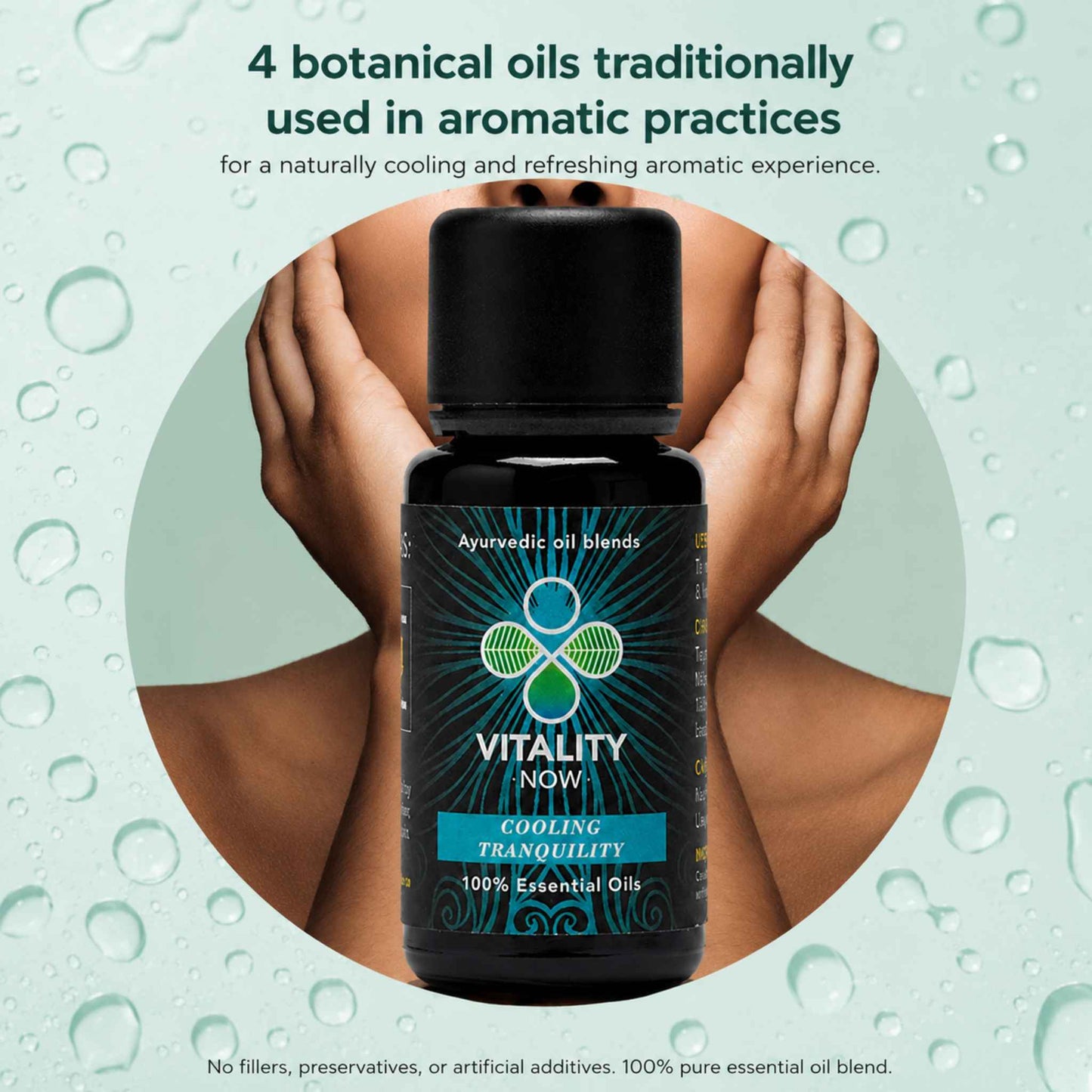 Pitta Blend Essential Oil – Ayurvedic Cooling Oil with Rose & Ylang Ylang for Sensitive Skin