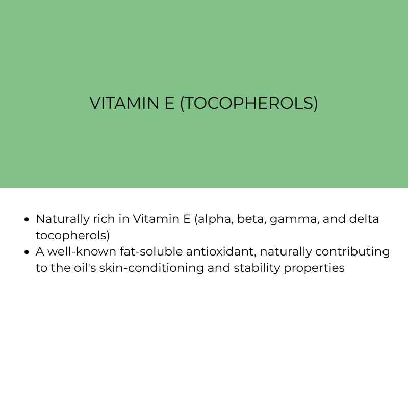 benefit of tocopherols in black sesame oil