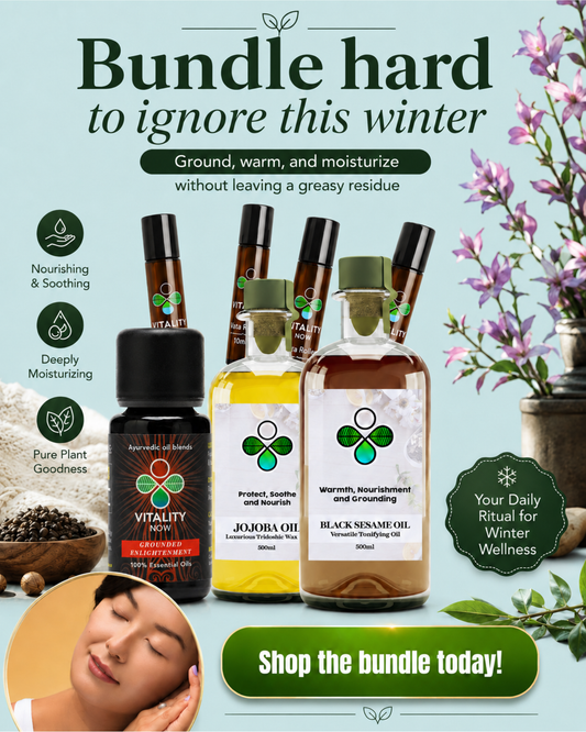 Vata Winter Bundle – Ayurvedic Grounding & Warmth Ritual