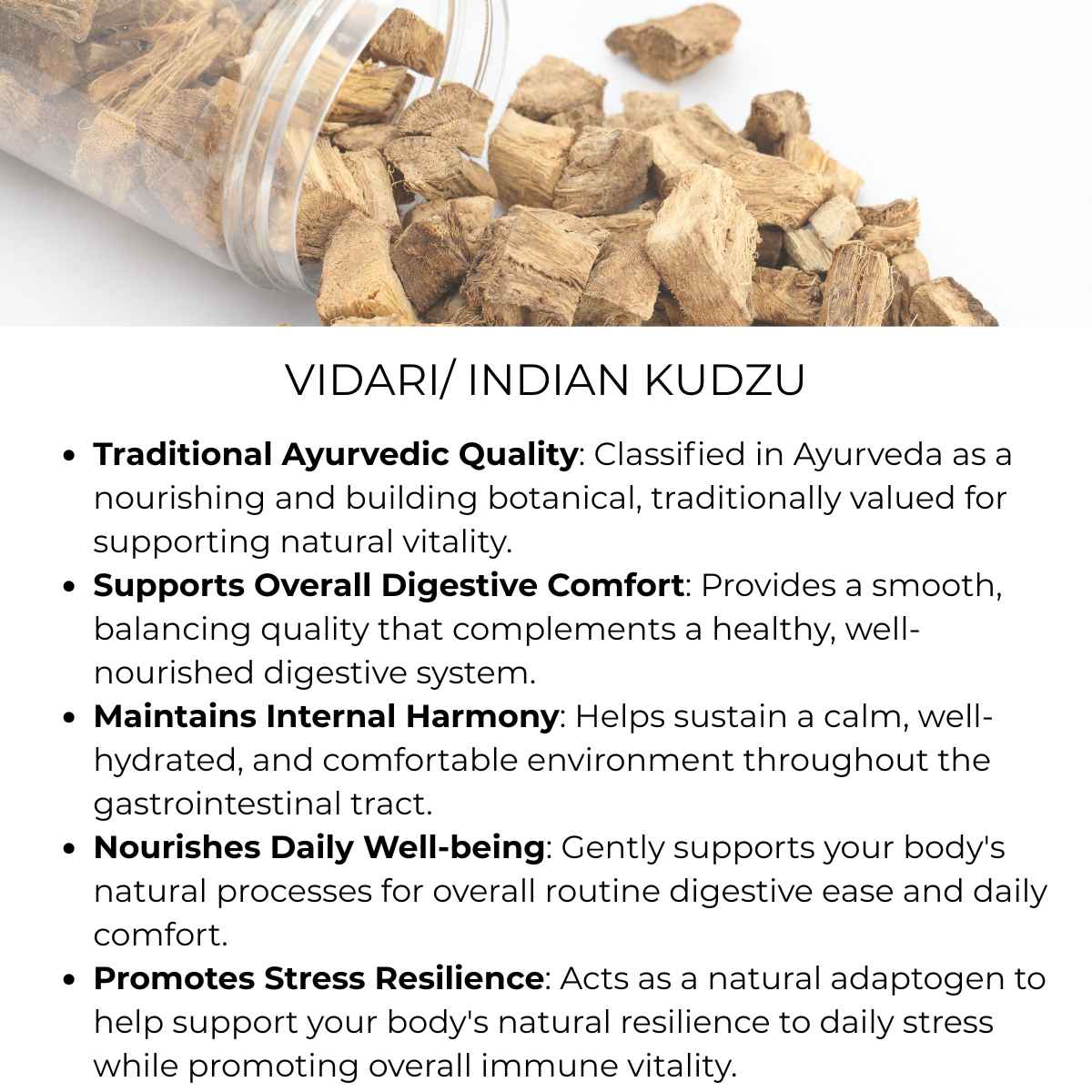 benefits of vidari herb