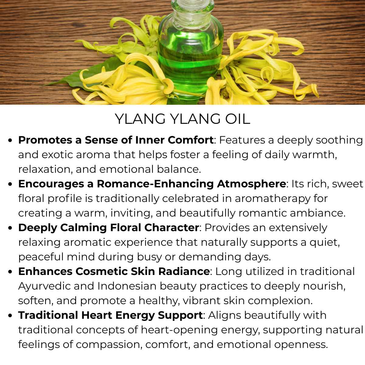 benefits of ylang ylang oil in essential oils and massage oils